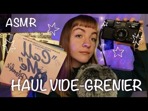 ASMR | Haul de trouvailles de vide grenier 🪩 (seconde main, vintage, décoration)