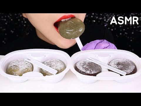 KOREAN ICE CREAM MUKBANG ASMR CHAL TTEOK ICE CREAM ASMR MOCHI ICE CREAM ASMR