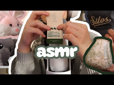 ASMR Spring Break Show & Tell | Layered sounds, mic scratching, rambling