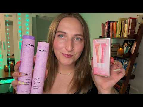 ASMR New Stuff & Empties Haul 💕 Tapping, Whispering & Clacky Nails ✨