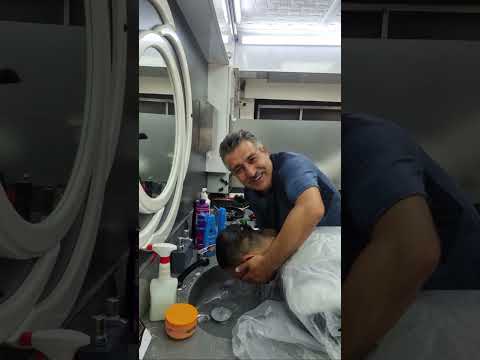 HAIR STYLING AND MASSAGE WITH ASMR MUNUR ONKAN
