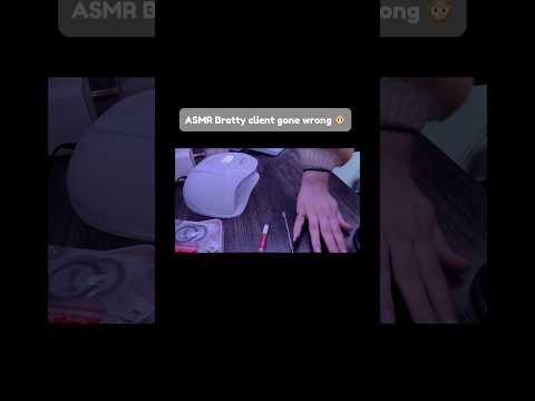 My client went crazy I think she needs help 🫢 #asmr