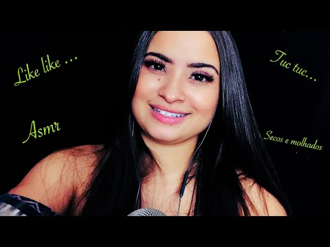 ASMR: SONS DE BOCA SECOS & MOLHADOS 😴