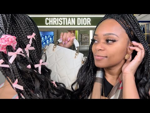 ASMR |💰Rich Aunty Spoils You At Christian Dior + Does Your Hair | Back Tapping