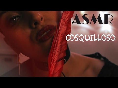 ASMR SONIDOS COSQUILLOSOS CON PLUMAS,GUANTES LÁTEX Y CANICAS