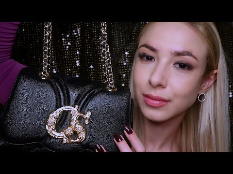 ASMR - EXPLORANDO GATILHOS RELAXANTES NAS MINHAS BOLSAS 👛 VAI TE ARREPIAR!