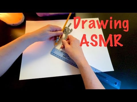 Creating Badges ~ Soft Spoken ASMR Drawing and Tracing for Relaxation