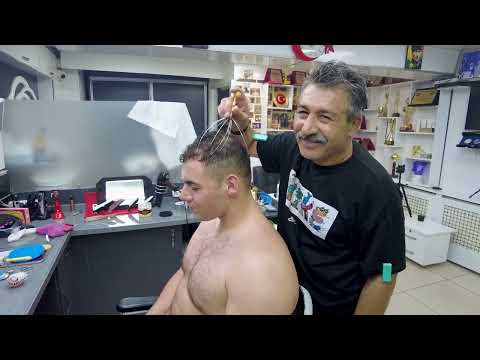 ASMR RELAXING CHAIR AND SCALP MASSAGE WITH MUNUR ONKAN