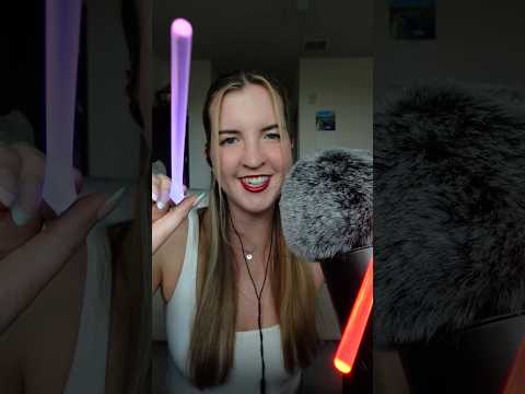don’t mind me… just testing your eyes 👀😚💕 #asmr #lightsaber #eyeexam