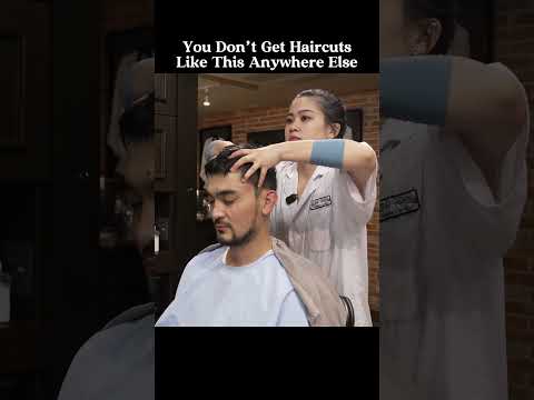 💈(ASMR) Japan’s Female Barber Experience You Won’t Find Anywhere Else | HiroGinza Barbershop Sendai
