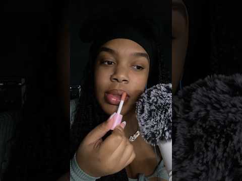 tingly lipgloss application 🩶 #shortscreator #shorts #asmr #lipgloss #asmrsounds #sleep #relax