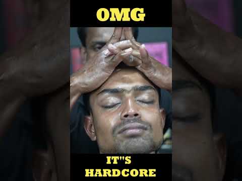 Very Very Hard And Strong Massage With Neck Cracking ASMR #shorts