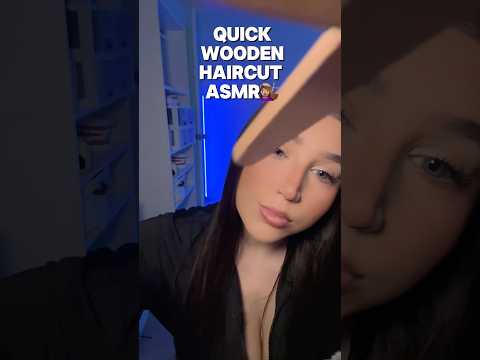 Wooden Haircut ASMR 🪵✨💇🏽‍♀️ #asmr