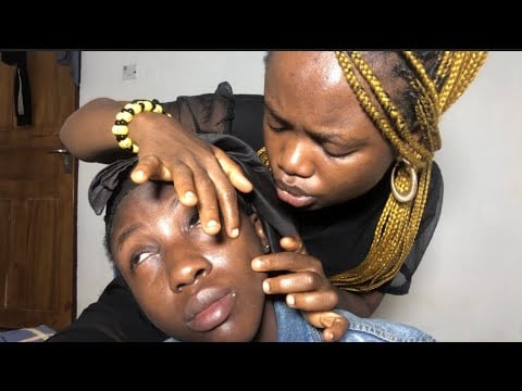 ASMR TINGLING FACE TOUCHING AND NITPICKING FOR DEEP SLEEP 😴 