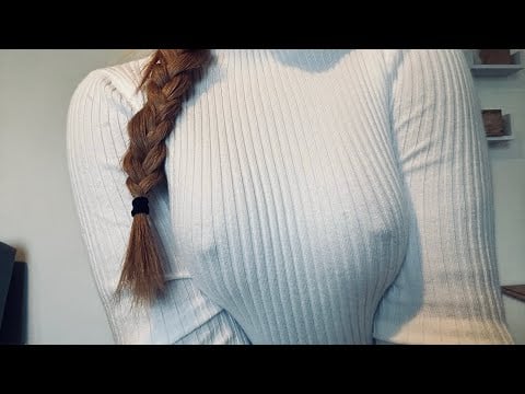 ASMR fabric scratching, tapping, hand sounds 