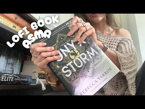 Lofi ASMR random book triggers (natural nail tapping, scratching, book massage, camera tapping)