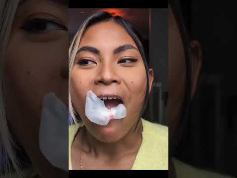 Orange Creamsicle Dubble Bubble 🧡 #asmrtriggers #youtube #gumchewing #gum #shortfeed #shorts