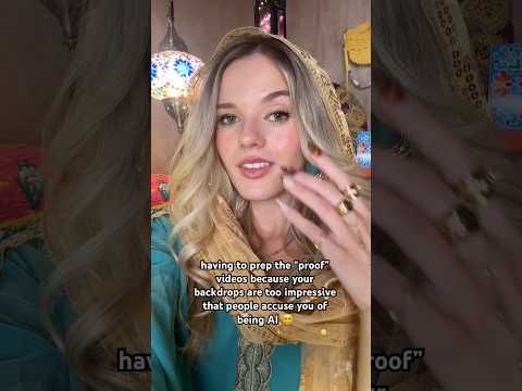 People think i’m fake 🤯 maybe it’s a compliment #asmr #ai #aivideo #asmrcommunity #asmrcommunity