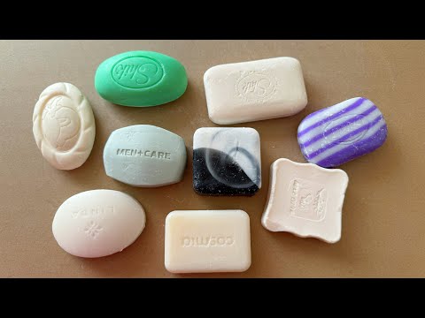 Dry Soap carving ASMR\ relaxing sounds\ No talking. Satisfying ASMR video\ Cutting soap