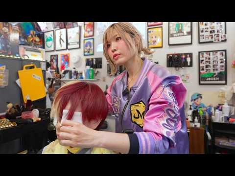 💈(ASMR) He Asked for an Anime Haircut – What the Japanese Female Stylist Did Was Perfect