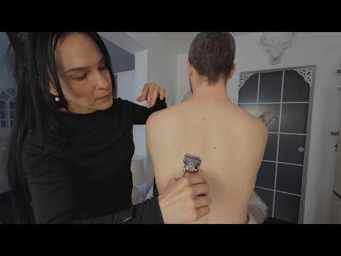 ASMR Hairstylist Session On The Back