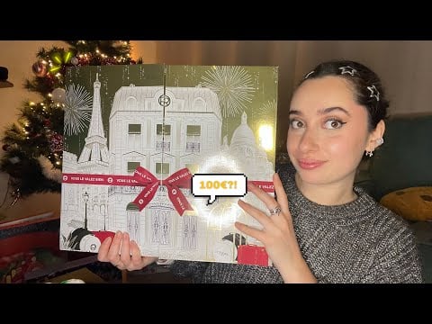ASMR - OUVERTURE DU CALENDRIER DE L'AVENT L'ORÉAL À 100€ !!😱(+concours)