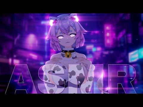 [ASMR] Cute Cyber Cow ~ Deep Ear Cleaning and Massage [Ear Cleaning]