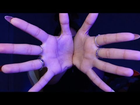 ASMR 😴 Fast to Slow Hand Movements + Tingly Mouth Sounds