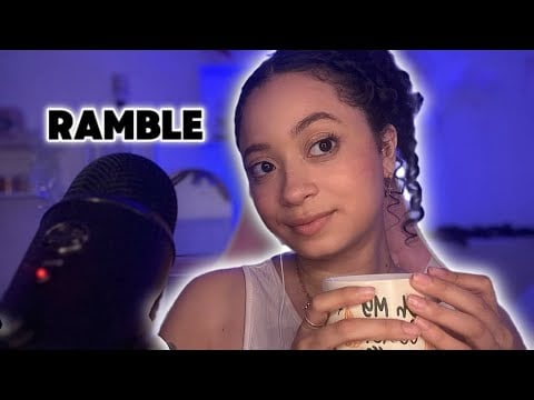 ASMR - SUPER CLICKY RAMBLE WITH GUM + TAPPING ✨
