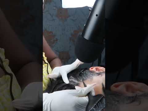 Husband pampering #asmr #relax #fyp #foryoupage #viral #explorepage #nails #hair