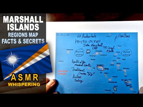 ASMR: MARSHALL Islands Map Outline | Key Facts and Highlights | ASMR maps and facts