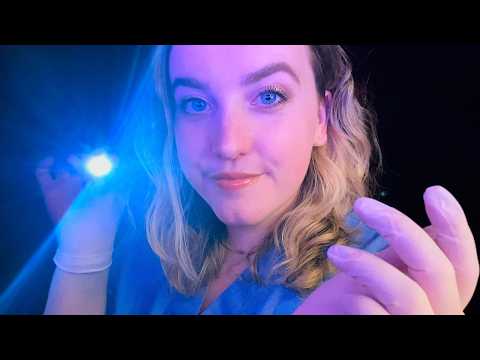 ASMR | Cranial Nerve Exam ✨ In the Dark [Light Triggers]