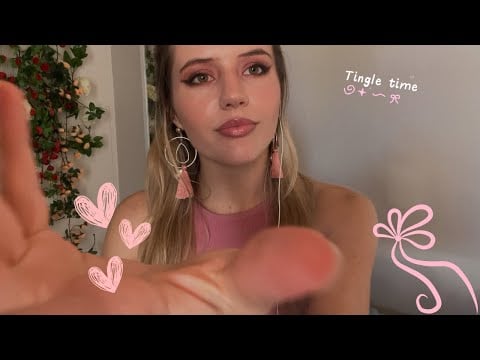 Pink ASMR💗 20 Triggers in 20 minutes (relaxing tingles)