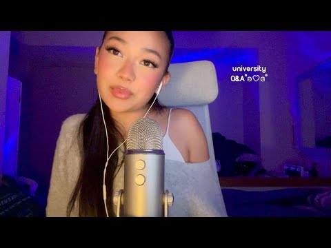 ASMR University Q&A ₊˚ෆ