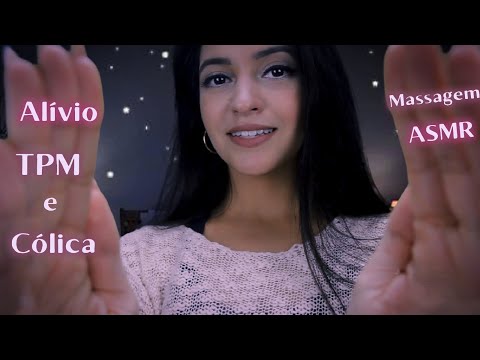 ASMR Cuidando de Você com Cólica: Máscara Facial, Massagem p/ Dor de Cabeça | ASMR Atenção Pessoal