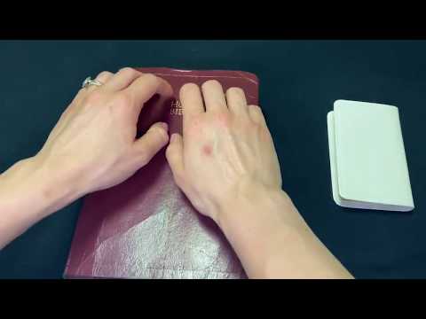 ASMR Whispered Bible Reading | Luke 13 & 14 with Hand Movements and Light Tapping