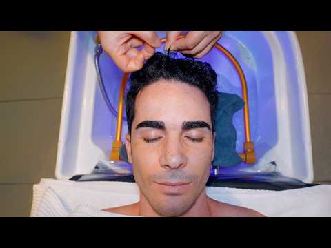 ASMR: Relaxing Thai Head Massage with Hair Pulling for Instant Sleep