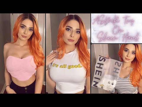 ASMR SHEIN Try On Haul (Soft Spoken Crinkly Sounds)