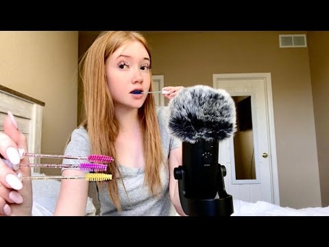 asmr spoolie bristle noises & triggers