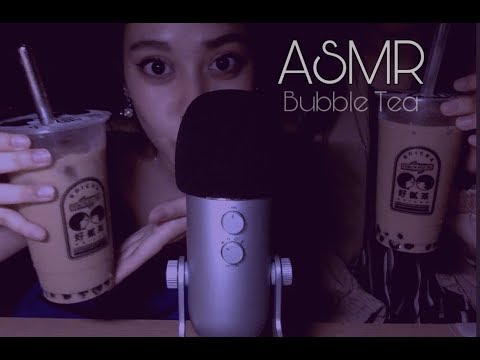 ASMR Bubble Tea Mukbang | 버블티 먹방