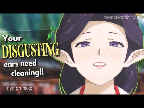 Asking Older Nymph Miko to clean your ears ASMR | Nymph Miko | Memoria ASMR