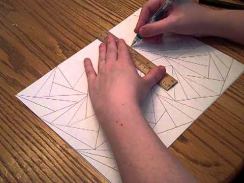 Drawing Triangles With Pencil (ASMR)
