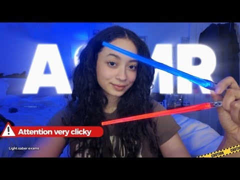 ASMR | Clicky Quarantine Inspection 🦠 Lightsaber Chopsticks
