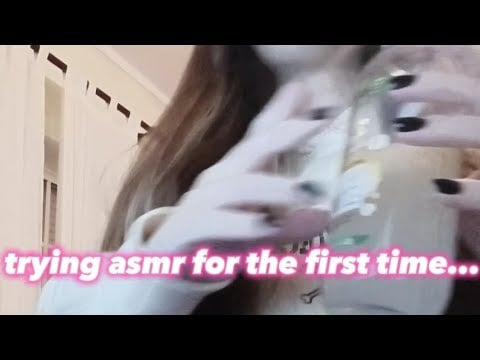 Trying asmr for the first time | ASMR