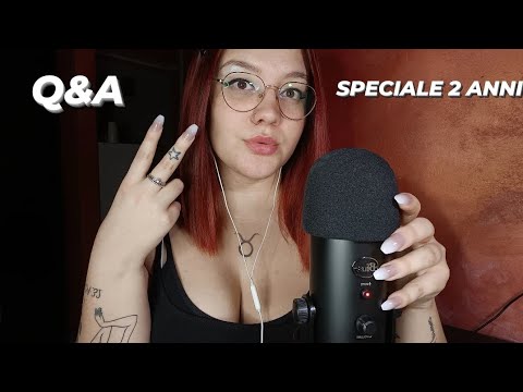 Q&A SPECIALE 2 ANNI 😴😍💜 | ASMR ITA