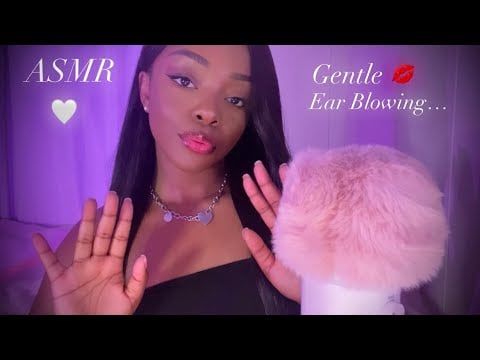 ASMR | Soft Ear Attention 🤍 Gentle Mouth Sounds & Breathing👂🏾✨