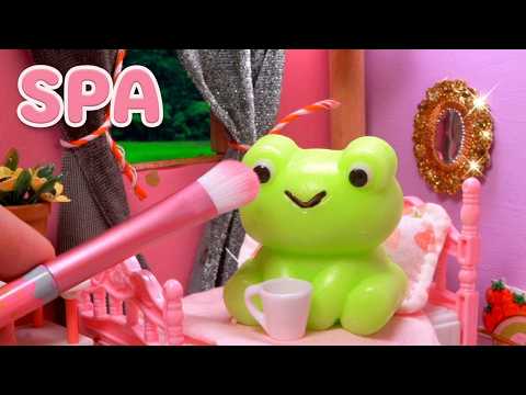 ASMR ☔️🐸 Rainy Night Frog Routine | Squishy Toy Roleplay