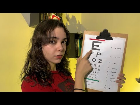 ✨ASMR | Exame de vista✨