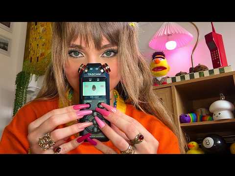 ASMR Addictive Tascam Tingles ⚠️(Mouth Sounds, Fabric Scratching, Soft-Spoken)