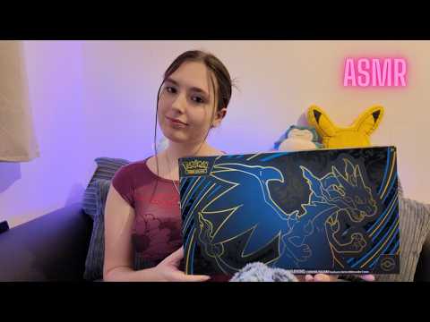 asmr opening the mega charizard UPC